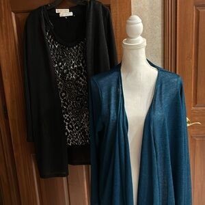 Michael Kors Sheer Women’s Jackets/Cardigans, Set of 2, 2X